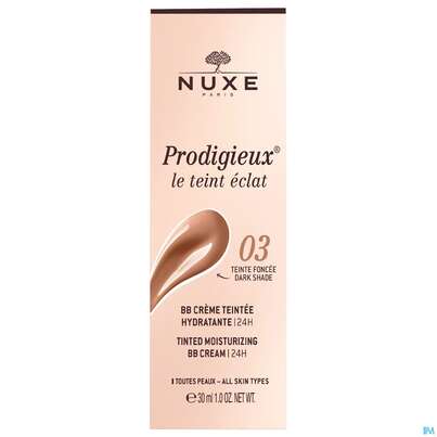 Nuxe Tinted Moist Bb Cream Le Teint Eclat 24h Moisturising Dark 30ml, A-Nr.: 5893735 - 01