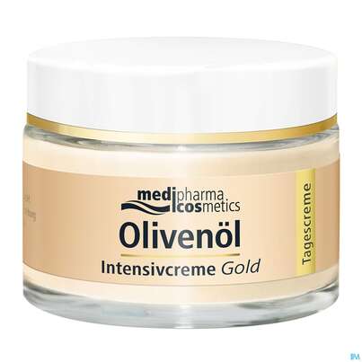 Sie sehen eine Packung Oliven Oel Dr.theiss Intensiv Creme Gold Tag Zell Aktiv 50ml, Produktbild: 05 Oliven Oel Dr.theiss Intensiv Creme Gold Tag Zell Aktiv 50ml, A-Nr.: 4900999 - 05