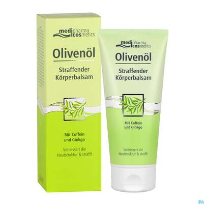 Sie sehen eine Packung Oliven Oel Dr.theiss Koerperbalsam Straffend 200ml, Produktbild: 06 Oliven Oel Dr.theiss Koerperbalsam Straffend 200ml, A-Nr.: 3698254 - 06