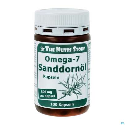 Sie sehen eine Packung Omega 7 Sanddornoel Kapseln 100st, Produktbild: 02 Omega 7 Sanddornoel Kapseln 100st, A-Nr.: 5468417 - 02