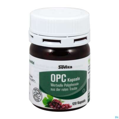 Sie sehen eine Packung Opc Kapseln Sovita 120st, Produktbild: 01 Opc Kapseln Sovita 120st, A-Nr.: 3862802 - 01
