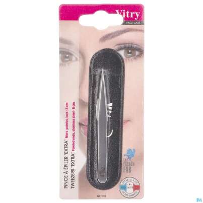 Sie sehen eine Packung Pinzetten Vitry/rostfrei Spitz 8cm 1019 1st, Produktbild: 04 Pinzetten Vitry/rostfrei Spitz 8cm 1019 1st, A-Nr.: 4633050 - 04