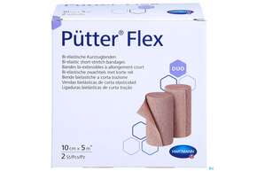 Puetter-verband Flex Kurzzugbinde 10cm Duo 2st, A-Nr.: 3942642 - 01