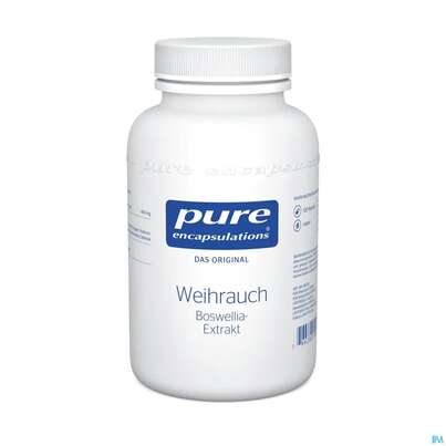 Sie sehen eine Packung Pure Encapsulations Weihrauch (boswellia-extrakt) 120 Kapseln, Produktbild: 01 Pure Encapsulations Weihrauch (boswellia-extrakt) 120 Kapseln, A-Nr.: 3050145 - 01
