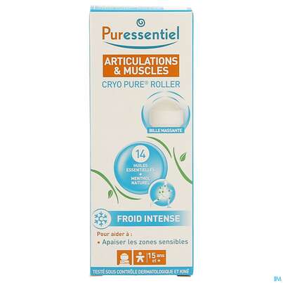 Sie sehen eine Packung Puressentiel Gelenke Roll On +aetherische Oele Cryo Kuehlend 75ml, Produktbild: 01 Puressentiel Gelenke Roll On +aetherische Oele Cryo Kuehlend 75ml, A-Nr.: 5105815 - 01
