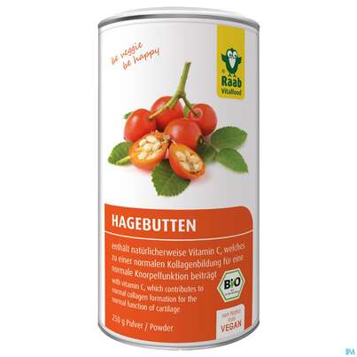 Sie sehen eine Packung Raab Bio Hagebutte Pulver 250g, Produktbild: 02 Raab Bio Hagebutte Pulver 250g, A-Nr.: 5226039 - 02