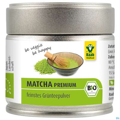 Raab Bio Matcha Premium Grüntee Pulver 30g, A-Nr.: 4368501 - 02