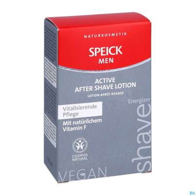 Sie sehen eine Packung Rasiercreme,-seife,-wasser Speick Men/active After Shave Lotion Nr 61 100ml, Produktbild: 04 Rasiercreme,-seife,-wasser Speick Men/active After Shave Lotion Nr 61 100ml, A-Nr.: 4196603 - 04