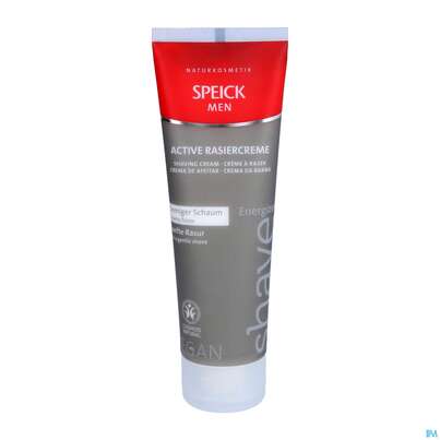 Sie sehen eine Packung Rasiercreme,-seife,-wasser Speick Men/active Rasier-creme Nr 61 75ml, Produktbild: 08 Rasiercreme,-seife,-wasser Speick Men/active Rasier-creme Nr 61 75ml, A-Nr.: 4196595 - 08