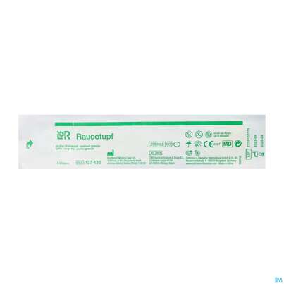 Sie sehen eine Packung Raucotupf Stiel Gr St 5st, Produktbild: 02 Raucotupf Stiel Gr St 5st, A-Nr.: 5171870 - 02