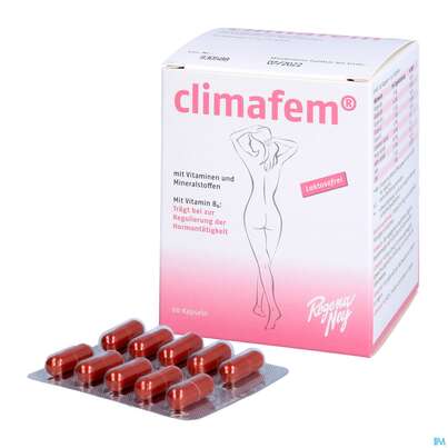 Sie sehen eine Packung Regena Ney Filmtabl Climafem 60st, Produktbild: 04 Regena Ney Filmtabl Climafem 60st, A-Nr.: 4372862 - 04