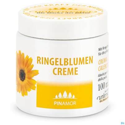 Sie sehen eine Packung Ringelblumen Creme Unterweger 100ml, Produktbild: 01 Ringelblumen Creme Unterweger 100ml, A-Nr.: 3282163 - 01