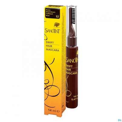 Sanotint Haar Mascara S 2 Tiefbraun 14ml, A-Nr.: 4273901 - 01