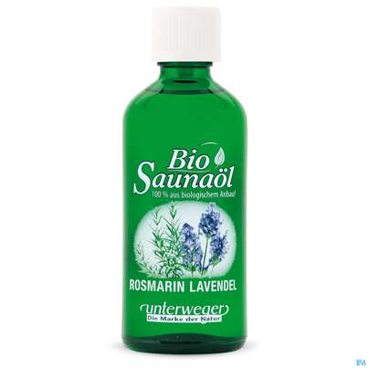 Sie sehen eine Packung Saunaoel Bio Rosmarin-lavendel 100ml, Produktbild: 01 Saunaoel Bio Rosmarin-lavendel 100ml, A-Nr.: 3898763 - 01