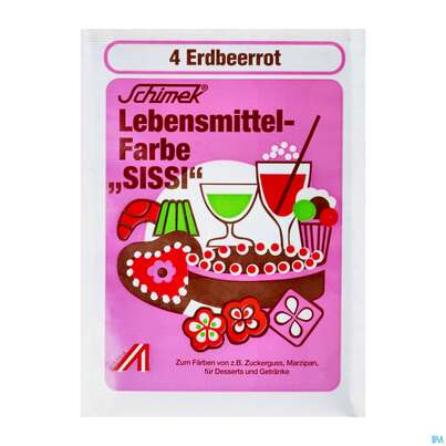 Sie sehen eine Packung Schimek Lebensmittelfarbe Nr 4 Erdbeerrot 4g, Produktbild: 02 Schimek Lebensmittelfarbe Nr 4 Erdbeerrot 4g, A-Nr.: 5745029 - 02