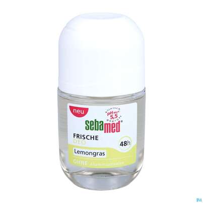 Sie sehen eine Packung Sebamed/sebapharma Deo Roll On Lemongras +gruener Tee 50ml, Produktbild: 01 Sebamed/sebapharma Deo Roll On Lemongras +gruener Tee 50ml, A-Nr.: 4830046 - 01