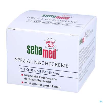 Sie sehen eine Packung Sebamed/sebapharma Spezial Nachtcreme +q10 75ml, Produktbild: 02 Sebamed/sebapharma Spezial Nachtcreme +q10 75ml, A-Nr.: 3399385 - 02