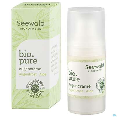 Sie sehen eine Packung Seewald Bio.pure Augencreme 15ml, Produktbild: 02 Seewald Bio.pure Augencreme 15ml, A-Nr.: 5379234 - 02