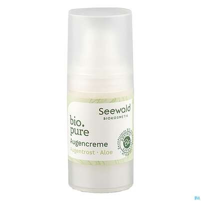 Sie sehen eine Packung Seewald Bio.pure Augencreme 15ml, Produktbild: 05 Seewald Bio.pure Augencreme 15ml, A-Nr.: 5379234 - 05