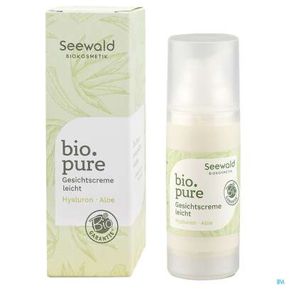 Sie sehen eine Packung Seewald Bio.pure Gesichtscreme Leicht 30ml, Produktbild: 02 Seewald Bio.pure Gesichtscreme Leicht 30ml, A-Nr.: 5378654 - 02