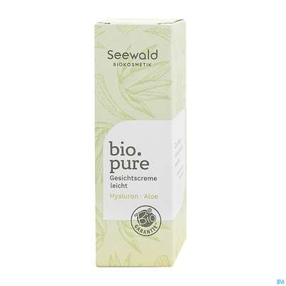 Sie sehen eine Packung Seewald Bio.pure Gesichtscreme Leicht 30ml, Produktbild: 03 Seewald Bio.pure Gesichtscreme Leicht 30ml, A-Nr.: 5378654 - 03