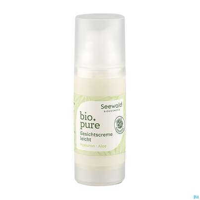 Sie sehen eine Packung Seewald Bio.pure Gesichtscreme Leicht 30ml, Produktbild: 05 Seewald Bio.pure Gesichtscreme Leicht 30ml, A-Nr.: 5378654 - 05