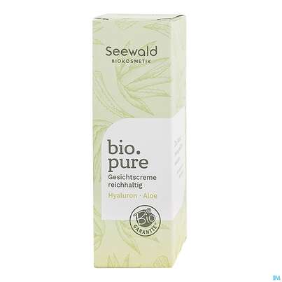 Sie sehen eine Packung Seewald Bio.pure Gesichtscreme Reichhaltig 30ml, Produktbild: 03 Seewald Bio.pure Gesichtscreme Reichhaltig 30ml, A-Nr.: 5378921 - 03