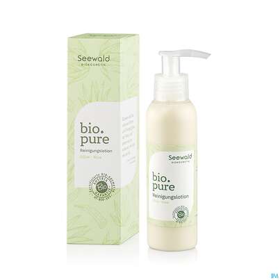 Sie sehen eine Packung Seewald Bio.pure Reinigungslotion 150ml, Produktbild: 01 Seewald Bio.pure Reinigungslotion 150ml, A-Nr.: 5379240 - 01