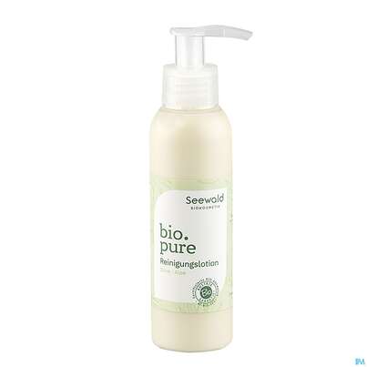 Sie sehen eine Packung Seewald Bio.pure Reinigungslotion 150ml, Produktbild: 05 Seewald Bio.pure Reinigungslotion 150ml, A-Nr.: 5379240 - 05
