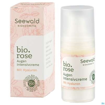 Sie sehen eine Packung Seewald Bio.rose Augen Intensivcreme 15ml, Produktbild: 02 Seewald Bio.rose Augen Intensivcreme 15ml, A-Nr.: 5379369 - 02