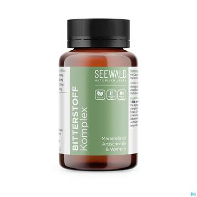 Sie sehen eine Packung Seewald Bitterstoff Komplex 60 St, Produktbild: 01 Seewald Bitterstoff Komplex 60 St, A-Nr.: 4622997 - 01