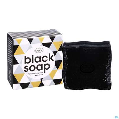 Sie sehen eine Packung Seifen Speick Aktivkohleseife Black Soap Nr 61 100g, Produktbild: 07 Seifen Speick Aktivkohleseife Black Soap Nr 61 100g, A-Nr.: 5096967 - 07