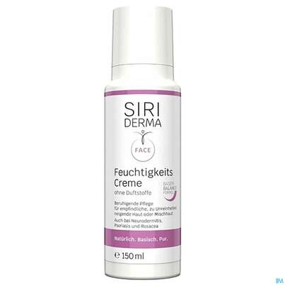Siriderma Feuchtigkeitscreme Ohne Duftstoffe 150ml, A-Nr.: 4156911 - 01