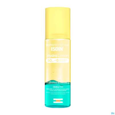 Sie sehen eine Packung Sonnenprodukte Isdin/fotoprotection Hydro Lotion Lsf 50 200ml, Produktbild: 04 Sonnenprodukte Isdin/fotoprotection Hydro Lotion Lsf 50 200ml, A-Nr.: 5570179 - 04