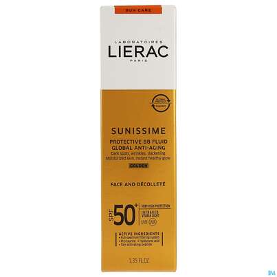 Sie sehen eine Packung Sonnenprodukte Lierac Sunissime Bb Lsf50 40ml, Produktbild: 01 Sonnenprodukte Lierac Sunissime Bb Lsf50 40ml, A-Nr.: 5067285 - 01