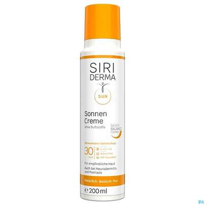 Sonnenprodukte Siriderma Sonnencreme Lsf30 Ohne Duftstoffe 200ml, A-Nr.: 5842376 - 01