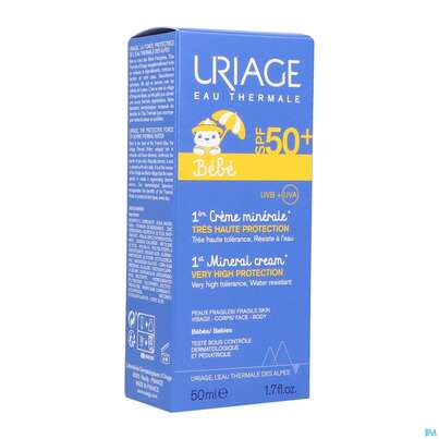 Sonnenprodukte Uriage Baby Spf50 Mineralische Creme 50ml, A-Nr.: 5617610 - 02