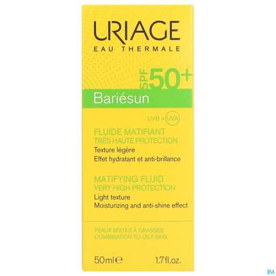 Sonnenprodukte Uriage/bariesun Fluid Spf50+ Mattierend 50ml, A-Nr.: 5617981 - 01
