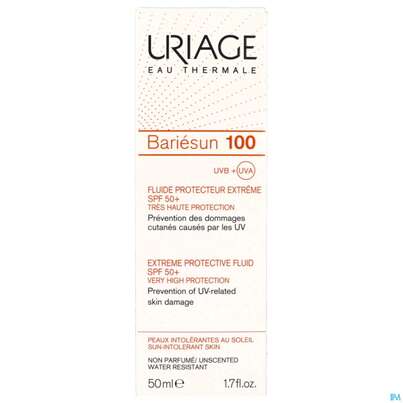Sonnenprodukte Uriage/bariesun Schutz-fluid Extrem 100 Spf50+ 50ml, A-Nr.: 5617900 - 01