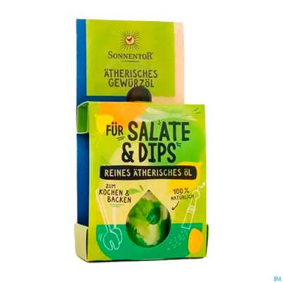 Sie sehen eine Packung Sonnentor Aetherisches Gewuerzoel Fuer Salate +dips Alt 18004 4,5ml, Produktbild: 03 Sonnentor Aetherisches Gewuerzoel Fuer Salate +dips Alt 18004 4,5ml, A-Nr.: 5227122 - 03
