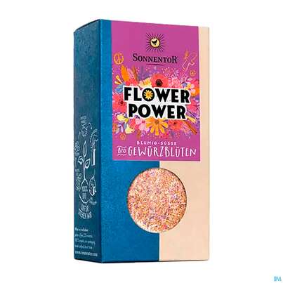 Sie sehen eine Packung Sonnentor Bio Flower Power Mischung 00376 35g, Produktbild: 01 Sonnentor Bio Flower Power Mischung 00376 35g, A-Nr.: 3701217 - 01