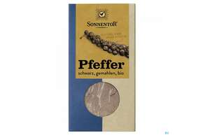 Sonnentor Bio Pfeffer Schwarz Gemahlen 00670 50g, A-Nr.: 5228050 - 01