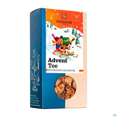 Sie sehen eine Packung Sonnentor Fruechtetee/bio Advent 01204 100g, Produktbild: 01 Sonnentor Fruechtetee/bio Advent 01204 100g, A-Nr.: 3574032 - 01