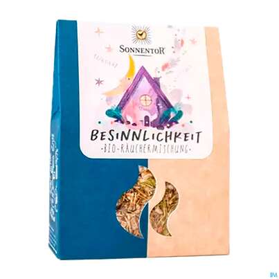 Sie sehen eine Packung Sonnentor Raeuchermischung Besinnlichkeit 00689 25g, Produktbild: 02 Sonnentor Raeuchermischung Besinnlichkeit 00689 25g, A-Nr.: 5636263 - 02