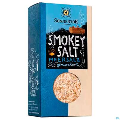 Sie sehen eine Packung Sonnentor Smokey Salt 00788 150g, Produktbild: 05 Sonnentor Smokey Salt 00788 150g, A-Nr.: 4344707 - 05