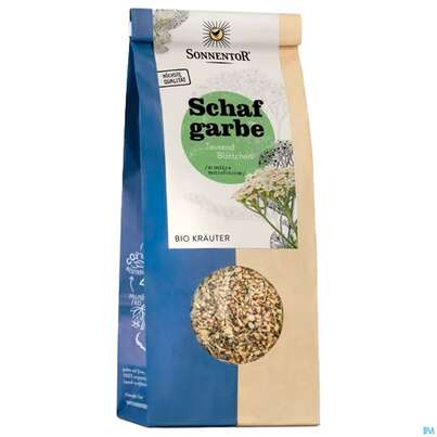 Sie sehen eine Packung Sonnentor Tee/bio Schafgarbe Lose 00211 50g, Produktbild: 02 Sonnentor Tee/bio Schafgarbe Lose 00211 50g, A-Nr.: 3388105 - 02