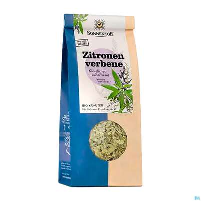 Sie sehen eine Packung Sonnentor Tee/bio Zitronenverbene 00220 30g, Produktbild: 01 Sonnentor Tee/bio Zitronenverbene 00220 30g, A-Nr.: 3388186 - 01
