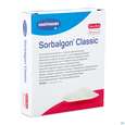 Sie sehen eine Packung Sorbalgon Classic Steril 5x 5cm 10st, Produktbild: 03 Sorbalgon Classic Steril 5x 5cm 10st, A-Nr.: 1118034 - 03