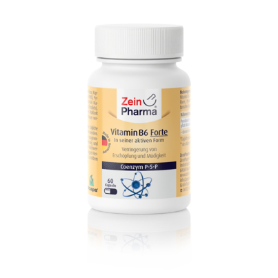 Sie sehen eine Packung Zeinpharma P-5-P Aktiv Vitamin B6 Kapseln, Produktbild: 01 Zeinpharma P-5-P Aktiv Vitamin B6 Kapseln, A-Nr.: 4031836 - 01