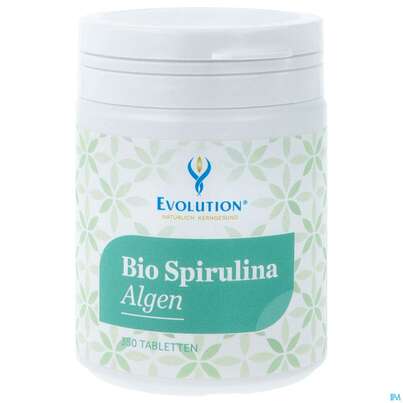 Sie sehen eine Packung Spirulina Algen/bio Tabl -evo 350st, Produktbild: 01 Spirulina Algen/bio Tabl -evo 350st, A-Nr.: 4851077 - 01